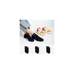 Chaussettes x3 invisible noir - enfant -