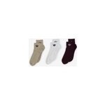 Chaussettes x3 quarter trefoil blanc / beige