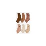 Chaussettes x6 crew cushion beige / multicolore - enfant - Chaussettes x6 crew cushion beige / multicolore - enfant -