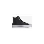 Chuck taylor all star eva lift hi leathe noir / blanc Chuck taylor all star eva lift hi leathe noir / blanc