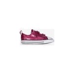 Chuck taylor all star ox cf glitter rose / blanc - bb -