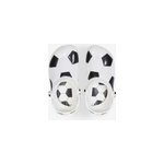 Classic clog football blanc / noir - bb -
