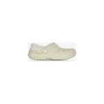 Fleece lined clog blanc