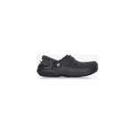 Fleece lined clog noir