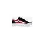 Old skool leopard v noir / rose - enfant -