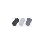 Pack chaussettes x3 invisibles courir gris