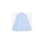 Shirt big logo bleu / blanc