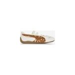 Speedcat ballet doelette blanc / marron