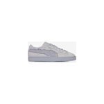 Suede x one piece blanc / gris