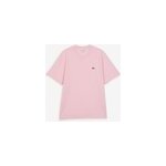 Tee shirt classic small logo rose / vert