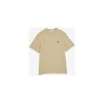 Tee shirt classic small logo sl beige / vert