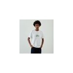 Tee shirt satin logo blanc / vert