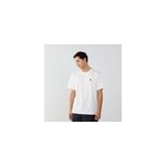 Tee shirt star chevron embroidered blanc / noir