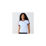 Tee slim 3 stripes bleu / marron