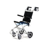 Chaise pliante en aluminium avec frein spciale domicile 36cm + sac