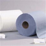 Drap d'examen ouate platifie bleue en rouleau 6 rouleaux de 48 formats Drap d'examen ouate platifie bleue en rouleau 6 rouleaux de 48 formats