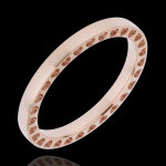 Alliance dans mon coeur - or rose 18 carats