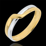 Alliance eden passion 2 ors - or blanc et or jaune 18 carats Alliance eden passion 2 ors - or blanc et or jaune 18 carats