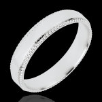 Alliance empereur - or blanc 18 carats