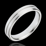 Alliance magnus - or blanc 18 carats