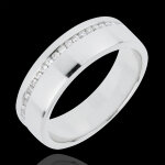 Alliance majest� - or blanc 18 carats