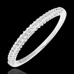 Alliance myriade - or blanc 18 carats et diamants