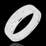 Alliance nuit etoile - or blanc 18 carats