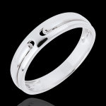 Alliance promesse - tout or - or blanc 9 carats
