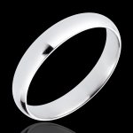 Alliance pure or blanc 18 carats
