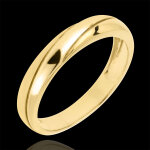 Alliance saturne trilogie - or jaune 9 carats