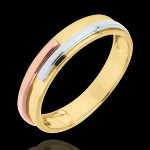Alliance titan - 3 ors jaune - trois ors 18 carats Alliance titan - 3 ors jaune - trois ors 18 carats