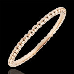 Anneau fleur de sel - or rose 9 carats Anneau fleur de sel - or rose 9 carats