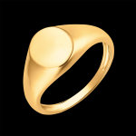 Bague clair obscur - chevalire achille - or jaune 18 carats