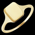 Bague clair obscur - chevalire hra - or jaune 18 carats