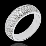 Bague constellation - amour sid�ral - 1. 57 carats - or blanc 18 carats