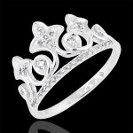 Bague destinée - amour sacré - or blanc 9 carats Bague destinée - amour sacré - or blanc 9 carats