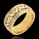 Bague destin�e - imp�ratrice - or jaune 18 carats diamants - 0. 85 cara