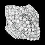 Bague envol - or blanc 18 carats et diamants