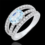 Bague de fiançailles destinée - duchesse variation - topaze 1. 5 carats Bague de fiançailles destinée - duchesse variation - topaze 1. 5 carats