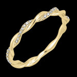 Bague fraîcheur - olympe - or jaune 18 carats et diamants Bague fraîcheur - olympe - or jaune 18 carats et diamants