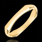 Bague jungle sacre - 4 mm - or jaune 9 carats