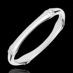 Bague jungle sacre - multi diamants 2 mm - or blanc 18 carats