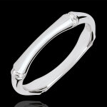 Bague jungle sacre - multi diamants 3 mm - or blanc 18 carats