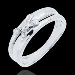 Bague noeud ma chérie or blanc - or blanc 18 carats Bague noeud ma chérie or blanc - or blanc 18 carats