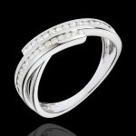 Bague envie pr�cieuse - or blanc 18 carats