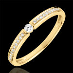 Bague solitaire ultima - or jaune 18 carats