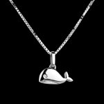 Baleineau - grand modèle - or blanc 18 carats Baleineau - grand modèle - or blanc 18 carats