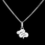 B�b� serpent - petit mod�le - or blanc 18 carats