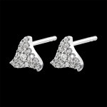 Boucles d'oreilles abondance - zenith - or blanc 18 carats et diamants