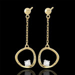 Boucles d'oreilles cosmo - or jaune 9 carats